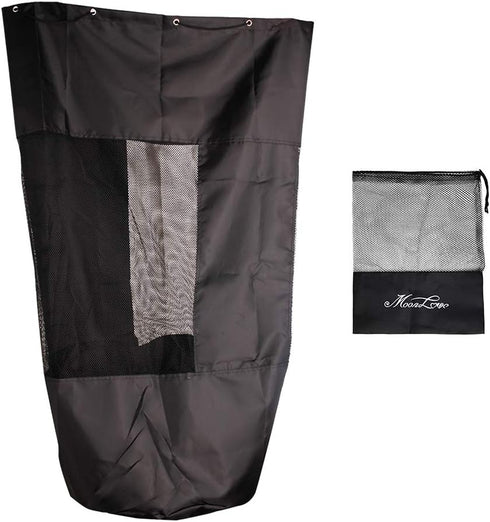 Greenery-GRE Extra Large Mesh Equipment Bag - Adjustable Strap Heavy Duty Holds 15 Soccer Balls