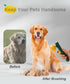 Cute Mango Self Cleaning Dog & Cat Brush for Shedding and Deshedding, Deep Cleaning Pet Brushes