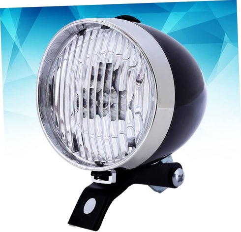 Kisangel 2pcs Retro Bike Lights, Rechargeable LED Bike Headlights for Safety and Visibility