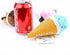 Generic Dog Plush Squeaky Toys Fruit & Dessert Series, Soft Chew Toys for Small, Medium & Large Dogs, Interactive