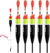 THKFISH Fishing Bobbers, Slip Bobbers for Fishing, Balsa Floats Crappie Fishing Bobbers (1/6oz, 3/8oz, 1/2oz)