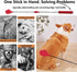 Collapsible Portable Dog Training Stick,Silicone Durable Dog Training Whip with Anti-Slip Handle,Outdoor and Indoor Training Dog Tools,Puppy Training Whip Exercise Accessory