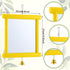 10.6 10 Inch (1pcs, Sadnyy Chicken Mirror Toys Extra Large x Big Hanging Swing Mirror with Bell Wooden Pecking Toy
