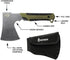 Gerber Gear Pack Hatchet - Camping Hatchet with 3.5" Steel Blade, Full Tang & Mountable Nylon Sheath - Sage Green