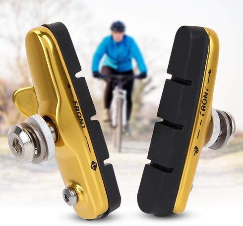 VGEBY 1 Pair Brake Pads, Cycling Brake Shoes Caliper Accessory for Road Folding Bike