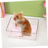 Ipetboom Compact Hamster Sand Bath Toy - Reusable Bath Tub for Small Pets