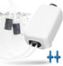 AQUANEAT 100gal Aquarium Air Pump, Adjustable Dual-Outlet Hydroponic Oxygen Aerator