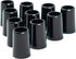 The Golfer's Workshop .355" Taper Tip Black Golf Club Ferrules - Pack of 10, Durable Plastic for Easy Installation