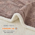 Qeils Dog Blankets for Small Dogs, Waterproof Cat Blanket, Washable Sherpa Fleece Puppy Blanket, 30"X40", Taupe