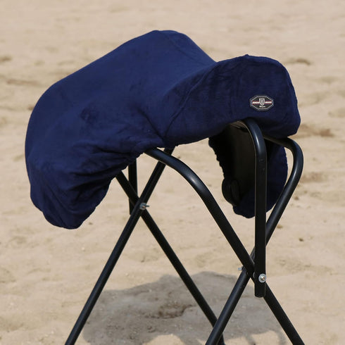 Harrison Howard Essential Fleece Horse Saddle Cover - Reliable Protection for Dressage Saddle, Machine Washable