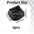 Aysatogc 6 (1.65" 0.59" Pcs Spider Micro Water Bowl, Mini Resin Dish Tiny Bowl Enclosure Accessories for Tarantula