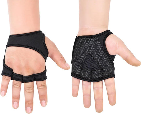 Generic Anti Slip Four Finger Weight Training Gloves Workout Glove Gym Gloves Weight Lifting Gloves for Men Women