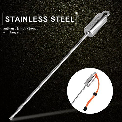 Diving Pointer, Stainless Steel Lobster Tickle Pointer Underwater Shaker Noise Maker Diving Diving Stick Rod