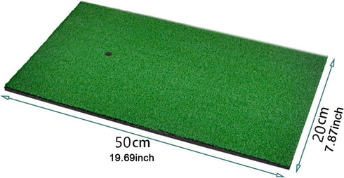 Baoblaze 20x50cm Golf Game Mat Practice Golf Hitting Mats Portable Carpet Chipping Mat for Home Office Games Adults