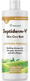 NaturVet Septiderm-V Skin Care Bath Wash for Dogs & Cats – Pet Shampoo, Grooming Aid for Itching & Hot Spots – 16 Oz.