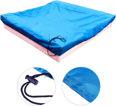 GZLMMY Swimming 4:200X200cm /78.74"X78.74") Cover Square with Drawstring, Oxford Cloth Sandbox Canopy Waterproof