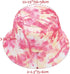 Reversible Bucket Hat for Women, Cute Summer Travel Fisherman Cap with Double Side Wear Design