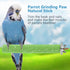 Hamiledyi Parrot Perch Stand Toy, Natural Paw Grinding Stick for Small Parrots, Chewing Stick for Birds
