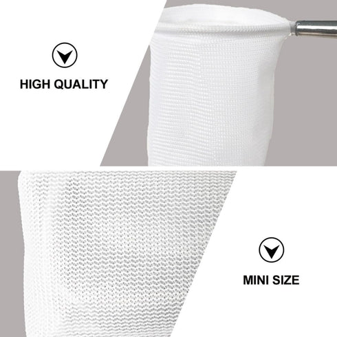 2pcs Happyyami Square Shrimp Fishing Net with Telescopic Handle, Extendable Aquarium Fish Tank Mesh Nets for Small Fish