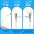 AQUANEAT 20PCS Aquarium Control Valve, 2 Way Valves for 3/16" Airline Tubing, Plastic Air Regulator for Aquarium