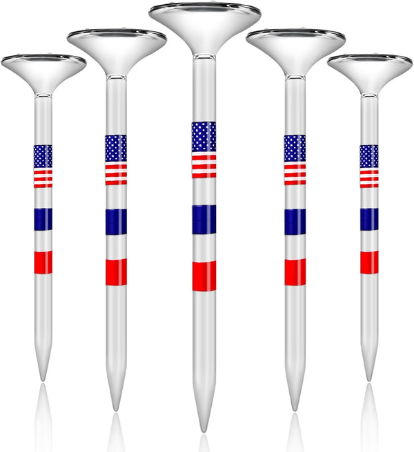 Premium Golf Tees, 3 1/4'' Unbreakable Transparent Plastic, 50 Count, Reduces Friction & Side Spin