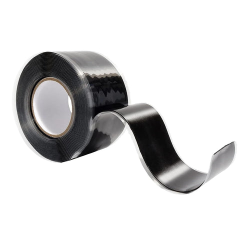 Fusion Grip Tape, Silicone Grip Tape for Handles, Pull Up Bars, and Gym Equipment (Black, 10 FT)