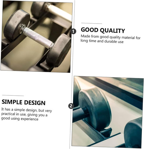 SUPVOX 4pcs Dumbbell Rack Storage Shelves, Gym Equipment Wood Tray Dumbbell Organizer, Wall Mounted Shelves for Storage