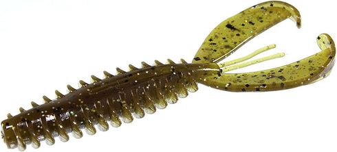 Zoom Z-Craw Jr, 8 Pack, 3.5in, Green Pumpkin Magic, 130284X