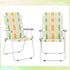 Set 2 Backpack of Folding Beach Chairs,Patio Lawn Webbed Folding Beach Chairs, Outdoor Patio Lawn Foldable Chairs