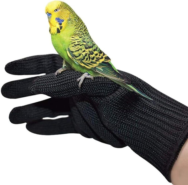 Bird Training Anti-Bite Gloves, Chewing Protective Gloves for Small Animals like Squirrels and Parrots (1 Pair)