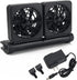 Aquarium Chillers Cooling Fan with 2 Wind Speed, Adjustable 2 3 4 Heads Fish Tank Cooling Fan (2 Head)