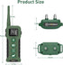 Dog Training Shock Collar with Remote 3300ft Range - Waterproof Rechargeable E Collar for 10-110lbs Dogs