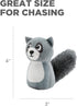 Outward Hound Squeakin' Racoon Hide A Puzzle Plush Replacement Dog Toys - 3 Pack