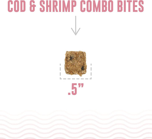 Icelandic+ Cod & Shrimp Combo Bites Dog Treat - 3.0-oz Bag