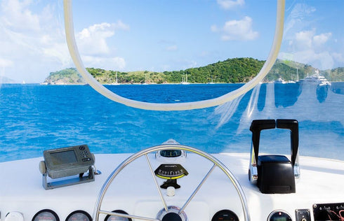 Sun Company Lev-o-gage 8 Heel Angle Clinometer, High-Resolution for Modern Boats, Mounts on Bulkhead