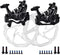 ZOOM DB680 1 Pair MTB Disc Brake Set, Mechanical Disc Brake Kit with 160mm Rotor for Mountain and Road Bikes