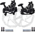 ZOOM DB680 1 Pair MTB Disc Brake Set, Mechanical Disc Brake Kit with 160mm Rotor for Mountain and Road Bikes