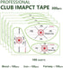 Golf Impact Tape, Self-Teaching Sweet Spot and Consistency Analysis, Golf Club Impact Stickers for Iron, Wood & Fairway