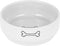 Ceramic Dog Bowls - Pet Feeding Bowls for Cats and Small Dogs, 20 oz (6.5" Blue/White)