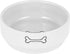 Ceramic Dog Bowls - Pet Feeding Bowls for Cats and Small Dogs, 20 oz (6.5" Blue/White)
