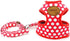 SELMAI Small Dog Harness Vest Leash Set, Polka Dot/Camo Mesh, No Pull Leads for Puppy Pet Cat