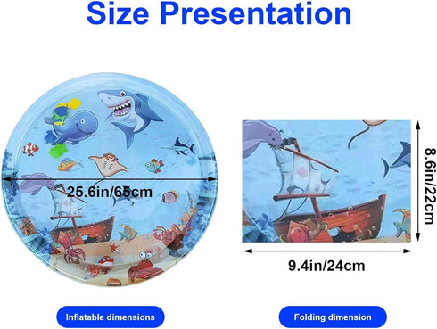 Calantre 2025 0.5mm Cat Water Mat Upgraded Thickened Sensory Water Palymat, Anti-Scratch Design Pet Water Mat for Bored