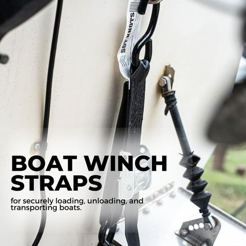 SGT KNOTS Heavy Duty Belt Webbing - 100% Polyester Straps for Cargo, Harnesses, Canoe Seats, Climbing Uses (2" x 10ft,