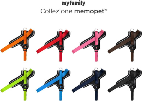 MyFamily Made in Italy Polyester Dog Bib, Your Dog's Master Data Always with You, Smartphone Connection with NFC