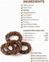 Generic (4 No Rawhide Puppy Teething Rings Sweet Potato Rings) Grain Free Rawhide Alternative Teething Treats