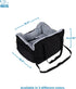 25 lbs 21 20 14 Best Pet Supplies Elevated Dog Car Seat for Small Dogs, Booster Seat with Safety Tether & Storage