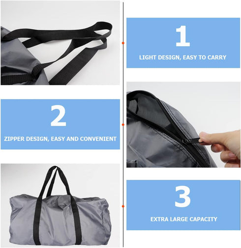 Inflatable Kayak Carry Boat Bag, Foldable Travel Handbag with Large Capacity for Fishing and Camping