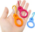 Honbay 5PCS Silicone Water Bottle Carrier Water Bottler Holder with Metal Keychain Clip Ring for Outdoor Activities