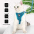 HEYWEAN Cat Harness and Leash, Ultra Light Escape Proof Kitten Collar Walking Jacket, Soft and Comfortable