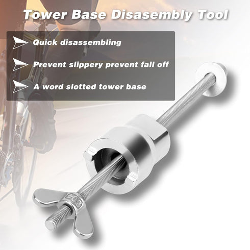 Oumers Stainless Steel Bicycle Hub Repair Tool, Installation Disassemble Tool for Bike Repair Maintenance